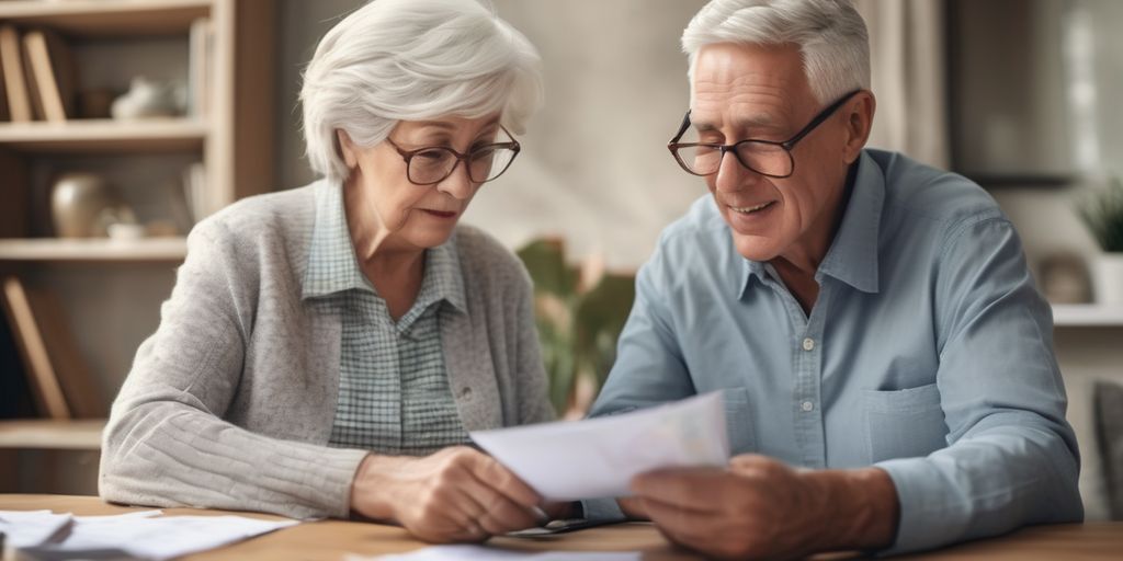 elderly couple planning retirement finances