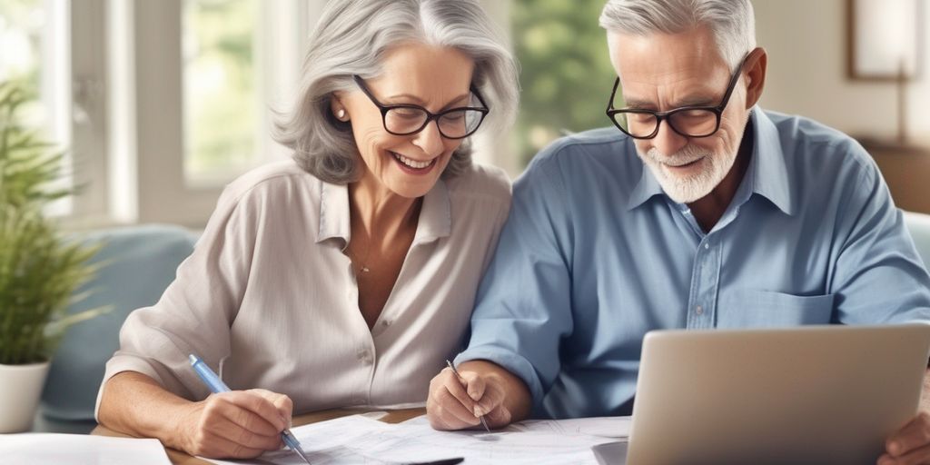 retired couple planning finances