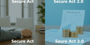 Comparison of financial settings for Secure Act and 2.0.